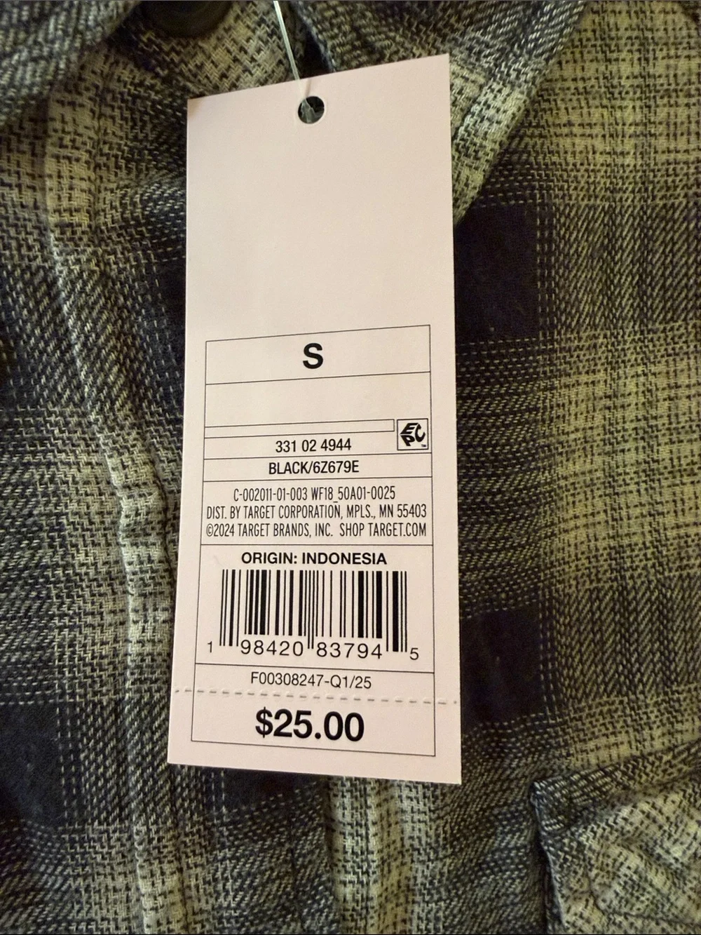 Wild Fable Women’s Blue Plaid Button-Up Shirt with pockets